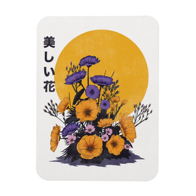 Íman beautiful Flowers (Vertical)