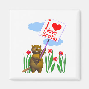 Íman Beaver Canadense ama Nova Escócia