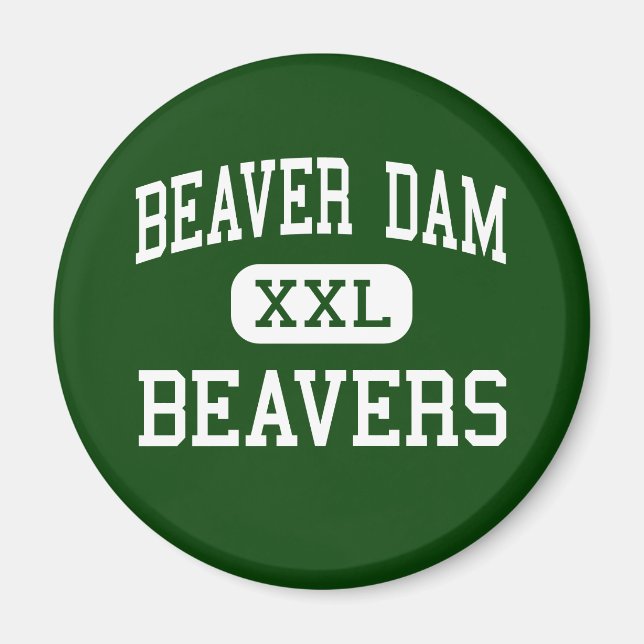 Íman Beaver Dam - Beavers - High - Beaver Dam Wisconsin (Frente)