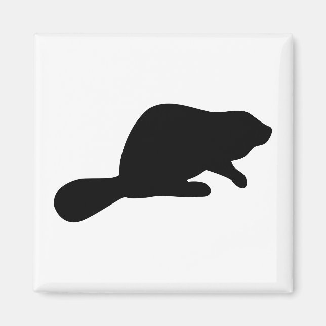 Íman Beaver Silhouette (Frente)