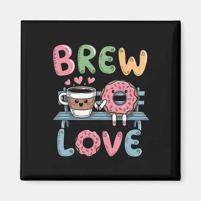 Íman Beba Amor Beba Café Aconchegante Donut Valenti (Frente)