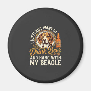 Íman Beba Cerveja Beagle Cachorro Cerveja Artesanal Gar