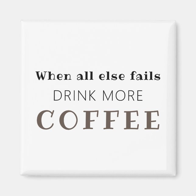 Íman Beba mais café (Frente)