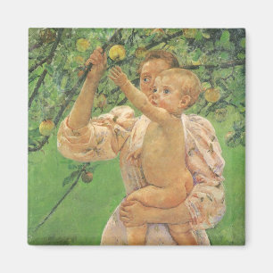 Íman Bebê Alcançando uma Maçã por Mary Cassatt