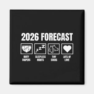 Íman Bebê Chegando Em Breve 2026 Anúncio de Gravidez Pr