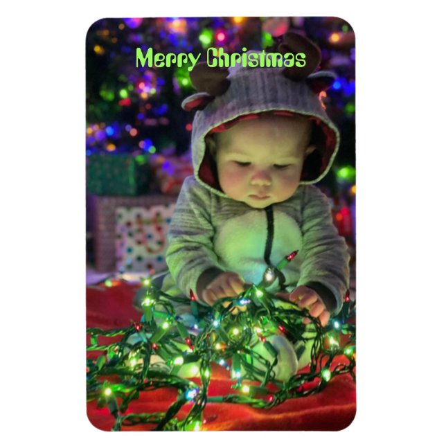 Íman Bebê de Natal (Vertical)
