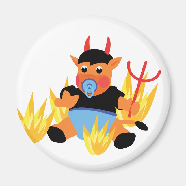 Íman bebê diabólico (Frente)