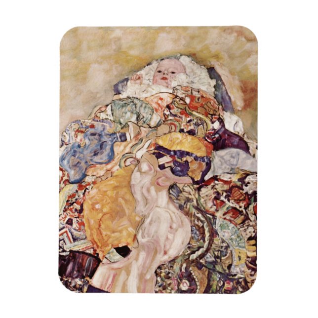 Íman Bebê em filme de cor brilhante (Vertical)