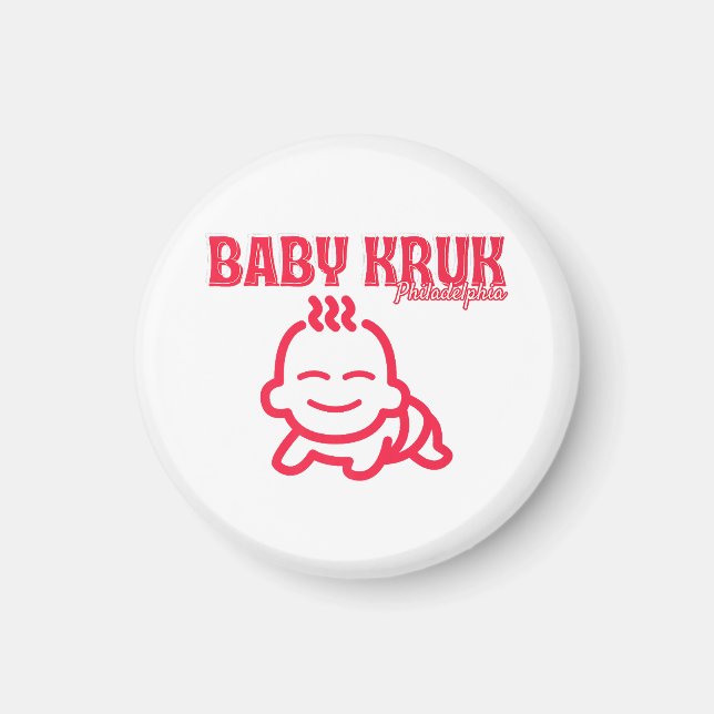 Íman Bebê Engraçado Kruk Philadelphia Premium  (Frente)