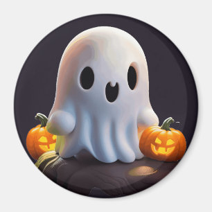 Íman Bebê Fantasma Caráter de Dia das Bruxas