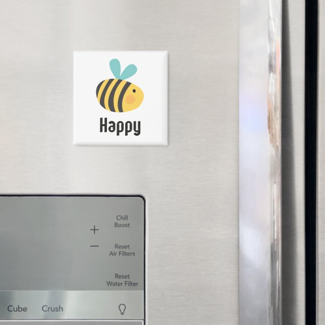 Íman Bebê Inspiracional Feliz (In Situ (Fridge))