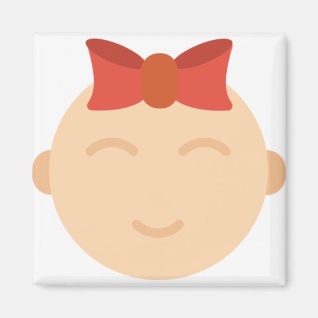 Íman bebê menina (Frente)