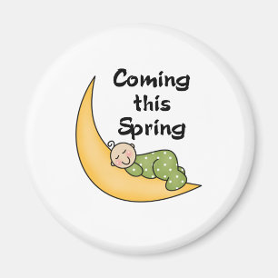Íman Bebê no primavera da lua