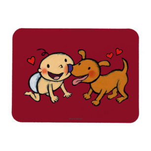 Íman Bebê Nose Kisses do Cão