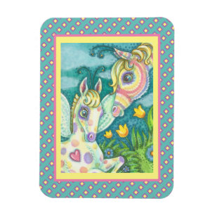 ÍMAN  BEBÊ PÁSCOA, CAVALO PRIMAVERA, MAGNET FAIRY