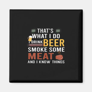 Íman Bebedor de Cerveja Eu Bebo Cerveja Fumo Alguma Car