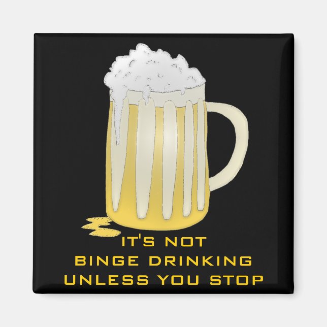 Íman Bebendo BINGE (Frente)