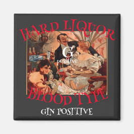 Íman Bebida Alcoólica Tipo Sanguíneo G positivo GIN