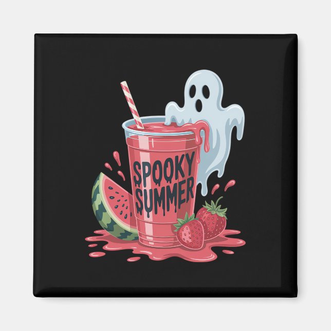 Íman Bebidas Assustadoras de Verão Summerween (Frente)