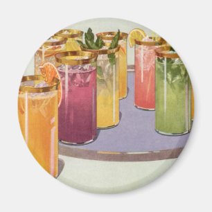 Íman Bebidas vegetais, bebidas com cubos de gelo em uma