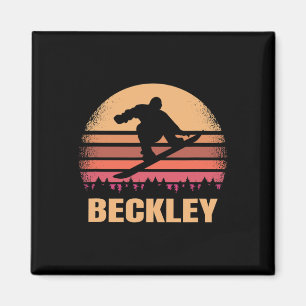 Íman Beckley West Virginia Snowinternado ao ar livre Vi