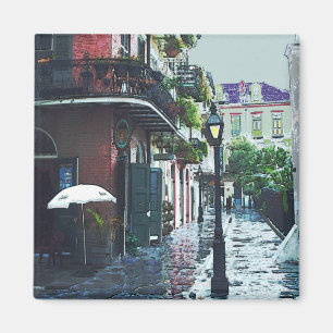 Íman Beco dos piratas na chuva