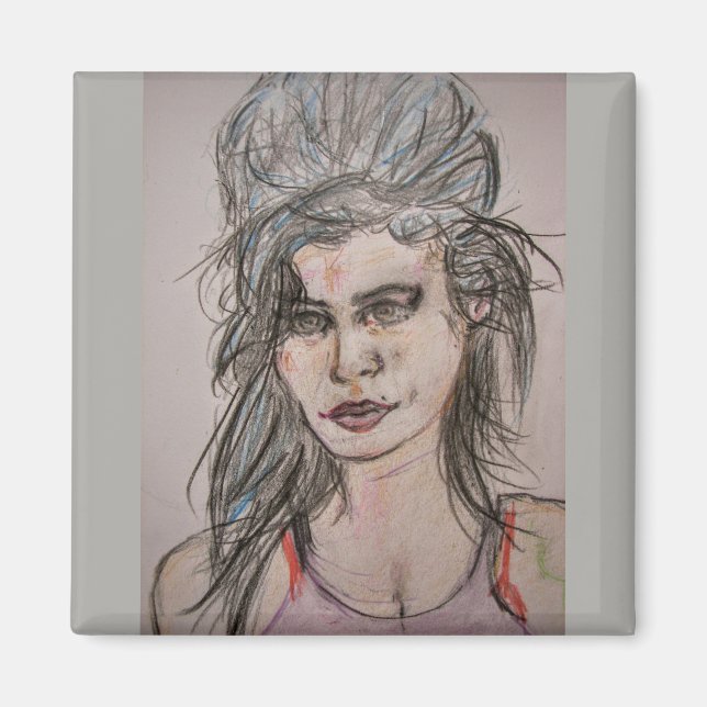 Íman Beehive Girl Walking (Frente)