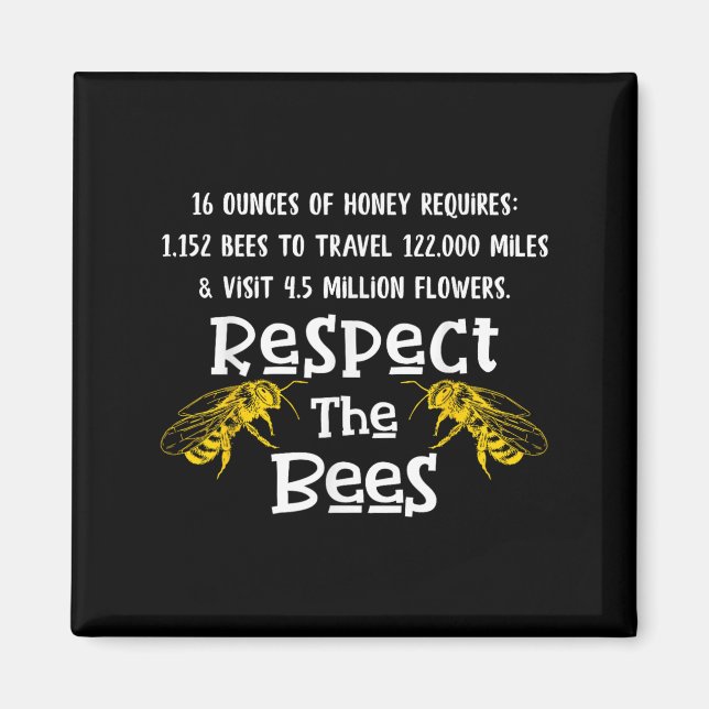 Íman Beekeeng Abastece Mel Bee Hive Bumble Keeper (Frente)