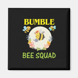 Íman Beekeeper Art Bumble Bee Squad