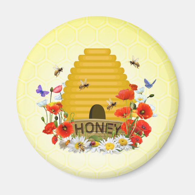 Íman Beekeeper, Beehive, Honey Meadow (Frente)
