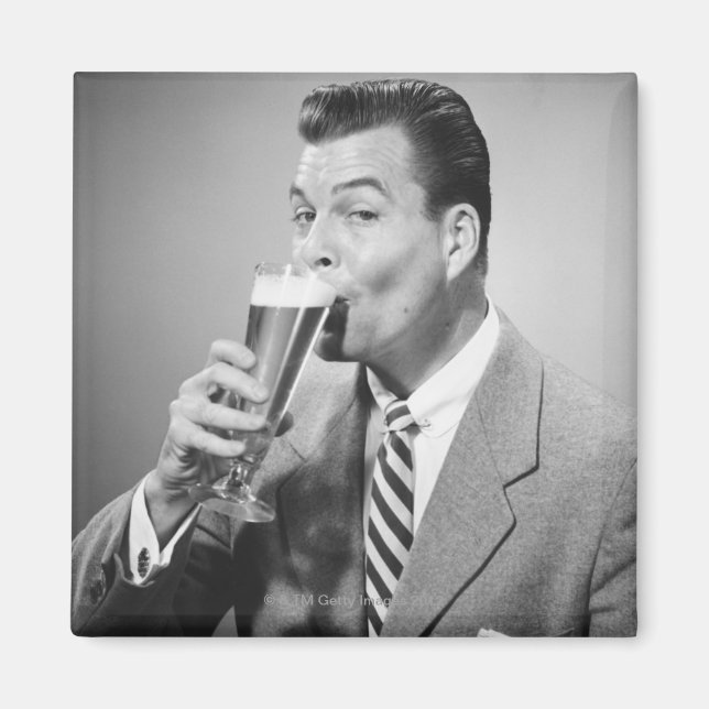 Íman Beer Bebendo Empresarial (Frente)