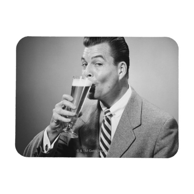 Íman Beer Bebendo Empresarial (Horizontal)