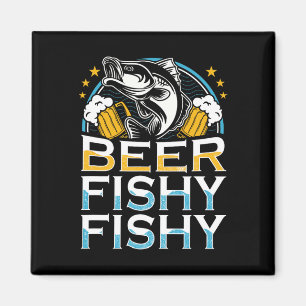 Íman Beer Fishy Fishy Pesca Pão Pescador Ret