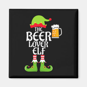 Íman Beer Lover Elf Correspondente Família Grupo Sala d