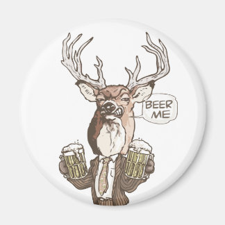 Íman Beer Me Beer Buck pela Mudge Studios