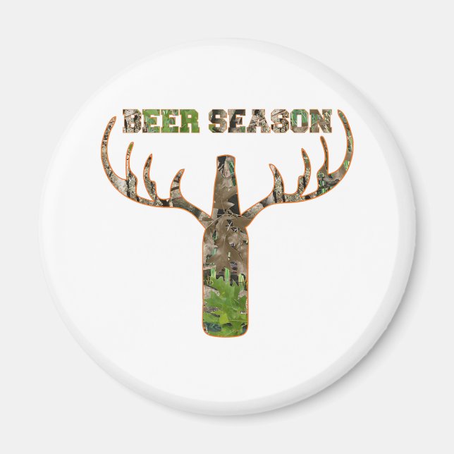 Íman Beer Season Hunter Gift Para Hunter (Frente)