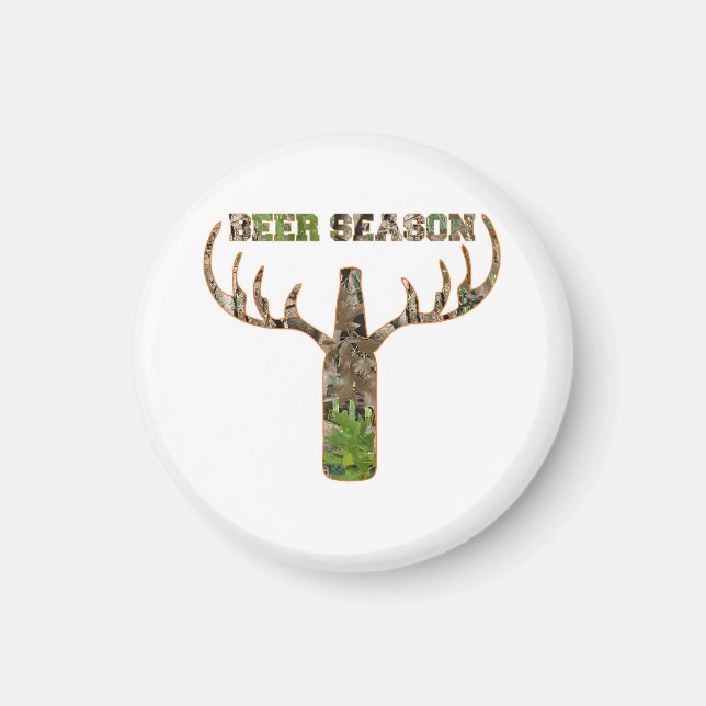 Íman Beer Season Hunter Gift Para Hunter (Frente)