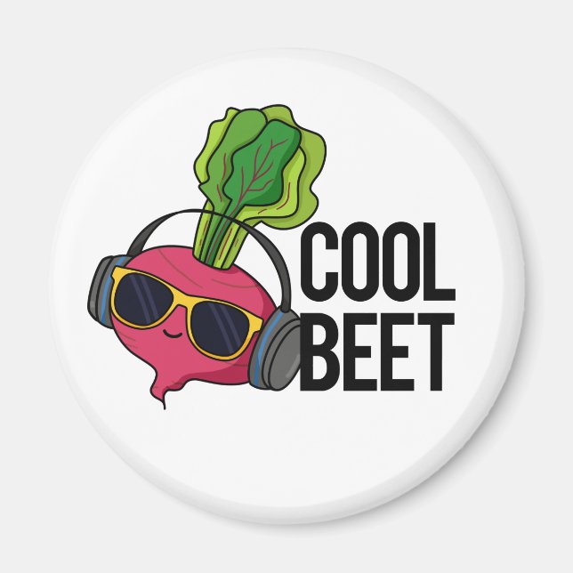 Íman Beet Funny Veggie Pun (Frente)