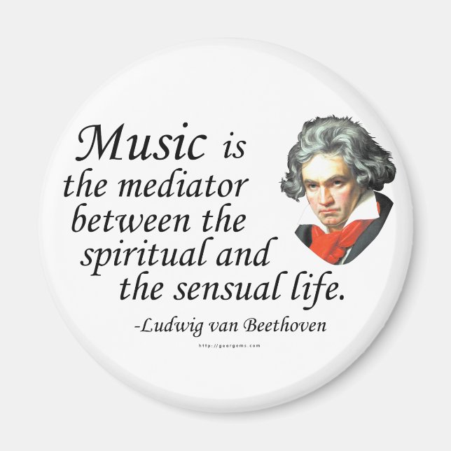 Íman Beethoven na Música (Frente)