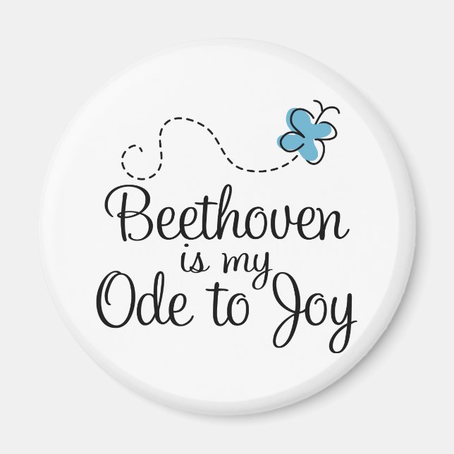 Íman Beethoven Ode Para Joy Music Gift (Frente)