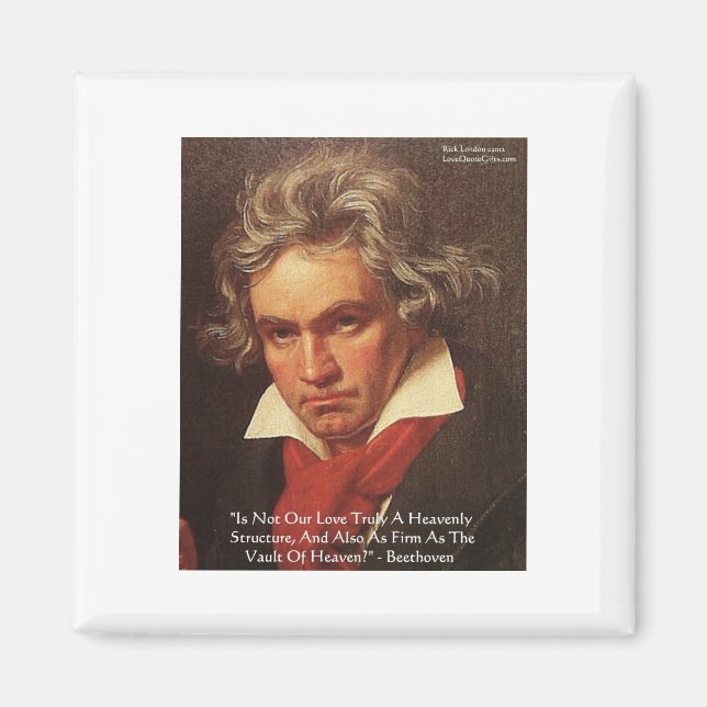 Íman Beethoven "Of Heaven" Amor Citando Presentes E Cam (Frente)