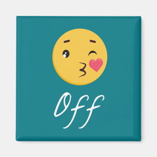 Íman Beija-Se Com Emoji Engraçado, Trendência Popular