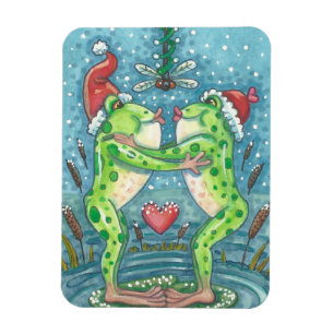 ÍMAN BEIJANDO SAPOS, MAGNET DE FERIADO DE MISTÃO DRAGON