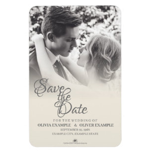 Íman Beijar casal de casamento em monocromo