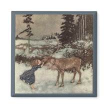 Beijar uma Reindeer no Nariz