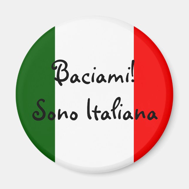 Íman Beije-Me! Eu sou italiano (Frente)