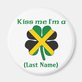 Íman Beije-me personalizado Eu sou jamaicano