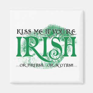 Íman Beije-me se você é irlandês…