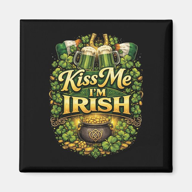 Íman Beije Me, Sou Irlandês (Frente)