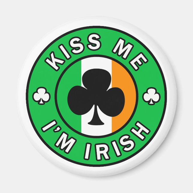 Íman Beije-me, sou irlandês (Frente)